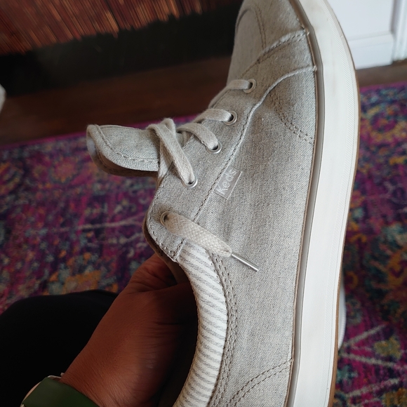 Brand new keds canvas sneakers, beige size 9W - Picture 5 of 6